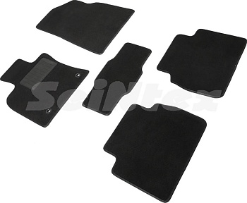 Коврики в салон для Toyota Camry VIII (XV70) "Lux" ворс, черный