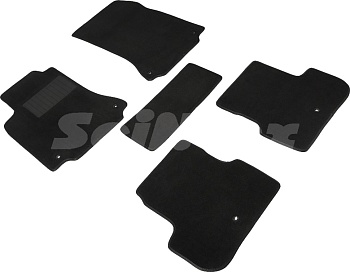 Коврики в салон для Infiniti Q30 "Lux" ворс, черный