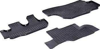 Коврики в салон для Hyundai HD65 "Сетка" резина, черный