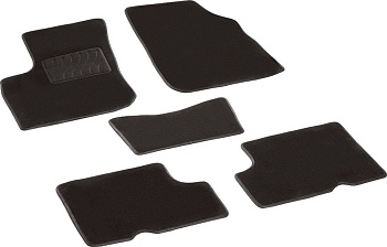 Коврики в салон для Renault Logan I "Lux" ворс, черный