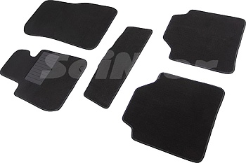 Коврики в салон для BMW 3 серии VI (F3x) (xDrive) "Lux" ворс, черный