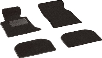 Коврики в салон для BMW 7 серии III (E38) "Lux" ворс, черный