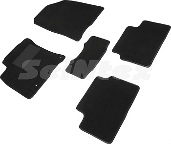 Коврики в салон для KIA Ceed III "Lux" ворс, черный