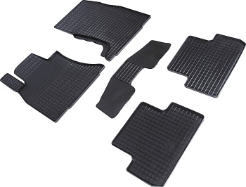 Коврики в салон для Genesis G70 I "Сетка" резина, черный