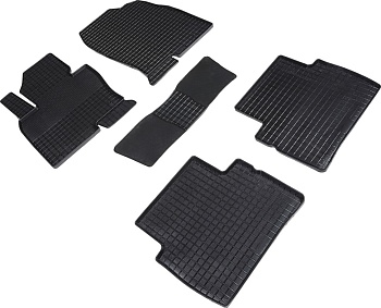 Коврики в салон для Mazda CX-5 II "Сетка" резина, черный