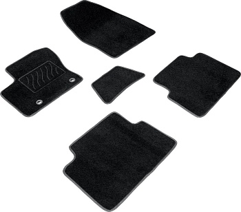 Коврики в салон для Ford C-MAX I "Lux" ворс, черный