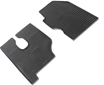 Коврики в салон для Mercedes-Benz Actros "Сетка" резина, черный