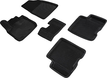 Коврики в салон Eva "3D" для Renault Arkana I "Соты" ЭВА, черный