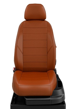 Чехлы в салон Renault Duster II (2020-2022) "Классика" автолидер, экокожа, паприка