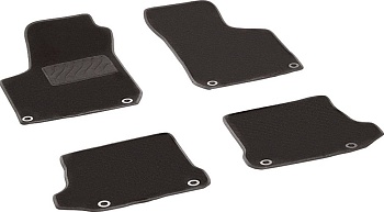 Коврики в салон для Skoda Octavia I (A4) (Tour) "Lux" ворс, черный