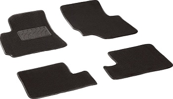 Коврики в салон для Chery Tiggo (T11) I "Lux" ворс, черный