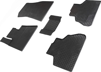 Коврики в салон для BMW X5 IV (G05) "Сетка" резина, черный