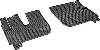 Коврики в салон для Iveco Stralis 450 ES "Сетка" резина, черный