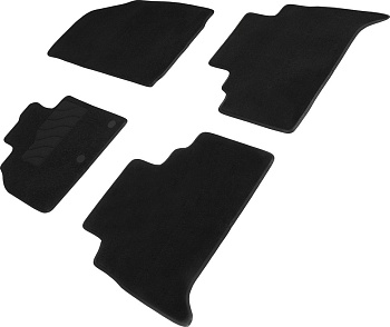 Коврики в салон для Renault Scenic III "Lux" ворс, черный