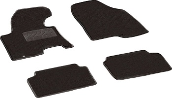 Коврики в салон для Hyundai i30 II "Lux" ворс, черный