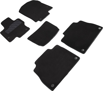 Коврики в салон для Mercedes-Benz GLE AMG II (V167) "Lux" ворс, черный