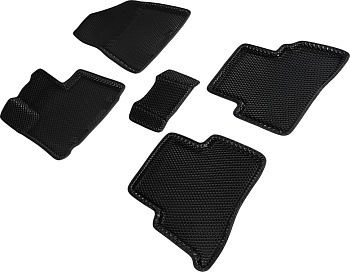 Коврики в салон Eva "3D" для KIA Sportage IV "Ромб" ЭВА, черный