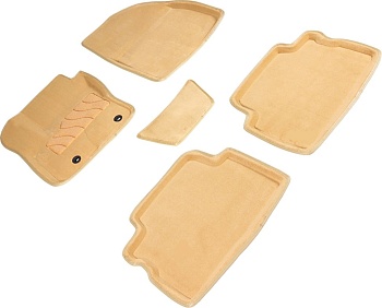 Коврики в салон для Ford Kuga "3D" ворс, бежевый