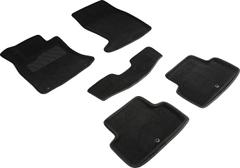 Коврики в салон для Genesis G70 I "3D" ворс, черный