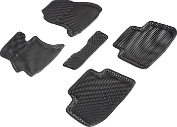 Коврики в салон Eva "3D" для Subaru XV I "Ромб" ЭВА, черный