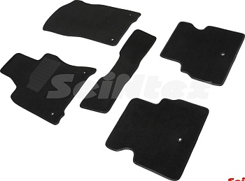 Коврики в салон для Infiniti Q50 I "Lux" ворс, черный