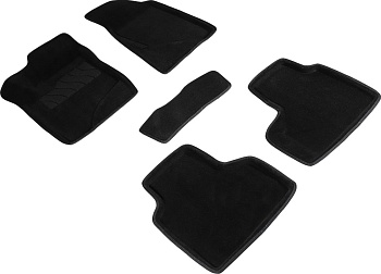 Коврики в салон для Chevrolet Niva I "3D" ворс, черный