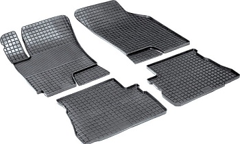 Коврики в салон для Hyundai Getz I "Сетка" резина, черный