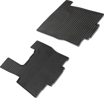 Коврики в салон для DAF XF105 "Сетка" резина, черный