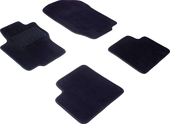 Коврики в салон для Mercedes-Benz GL-Класс I (X164) "Lux" ворс, черный