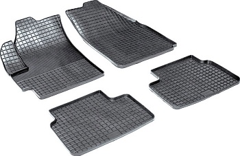 Коврики в салон для Ravon R2 "Сетка" резина, черный