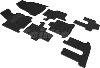 Коврики в салон для Infiniti QX60 I "Lux" ворс, черный