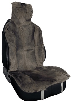 Накидки на весь салон "Волк" овчина, серый