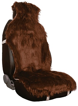 Накидки на весь салон "Premium" искусственный мех, коричневый