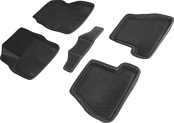 Коврики в салон Eva "3D" для Ford Focus III (АКПП) "Ромб" ЭВА, черный