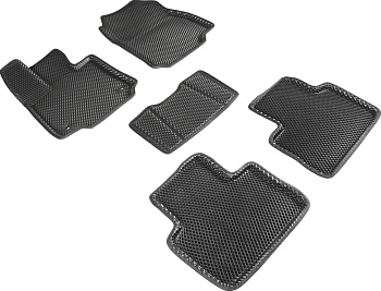 Коврики в салон Eva "3D" для Toyota RAV4 V (XA50) (АКПП) "Ромб" ЭВА, черный