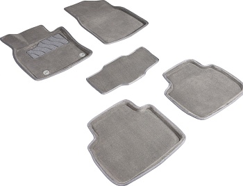 Коврики в салон для Toyota Camry VIII (XV70) "3D" ворс, серый