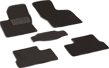 Коврики в салон для Daewoo Nexia I (CLETN) "Lux" ворс, черный