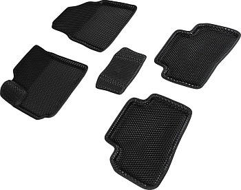 Коврики в салон Eva "3D" для Hyundai Creta II "Ромб" ЭВА, черный