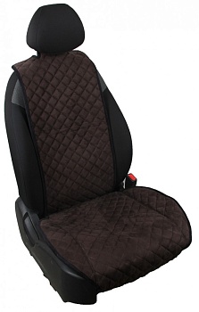 Накидка на сиденье автопилот "RS" алькантара, коричневый