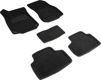 Коврики в салон для Mercedes-Benz GLB I (X247) "3D" ворс, черный