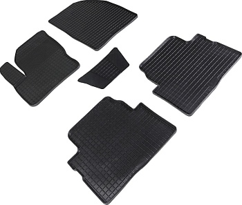 Коврики в салон для Ford Kuga "Сетка" резина, черный