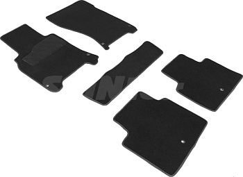 Коврики в салон для Infiniti M 37 IV "Lux" ворс, черный