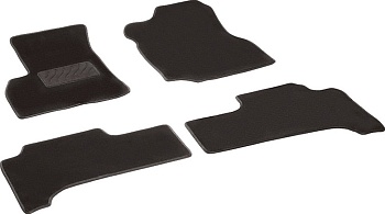 Коврики в салон для Lexus LX 470 III "Lux" ворс, черный