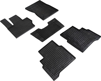 Коврики в салон для Mercedes-Benz G-Класс III (W463) "Сетка" резина, черный