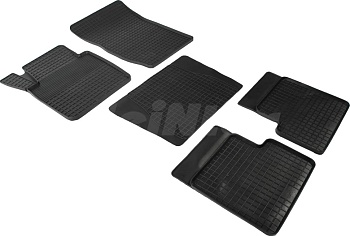 Коврики в салон для Mercedes-Benz G-Класс AMG I (W463) "Сетка" резина, черный