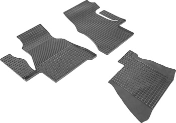 Коврики в салон для Mercedes-Benz Sprinter Classic "Сетка" резина, черный