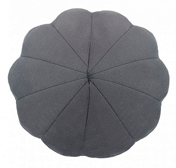 Подушка в салон "Ромашка" жаккард, серый