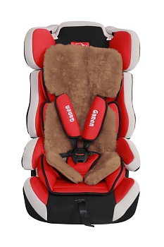 Накидка на детское кресло "Автопилот" овчина, коричневый