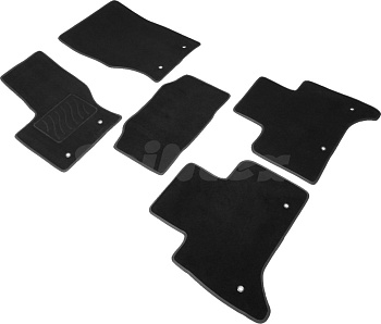 Коврики в салон для Land Rover Range Rover IV "Lux" ворс, черный