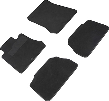 Коврики в салон для Mercedes-Benz E-Класс II (W210, S210) "Lux" ворс, черный